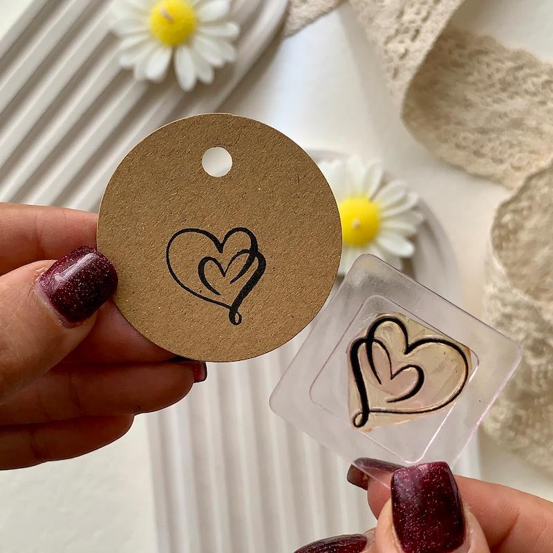 مهر ژلاتینی کد 550 ( قلب )