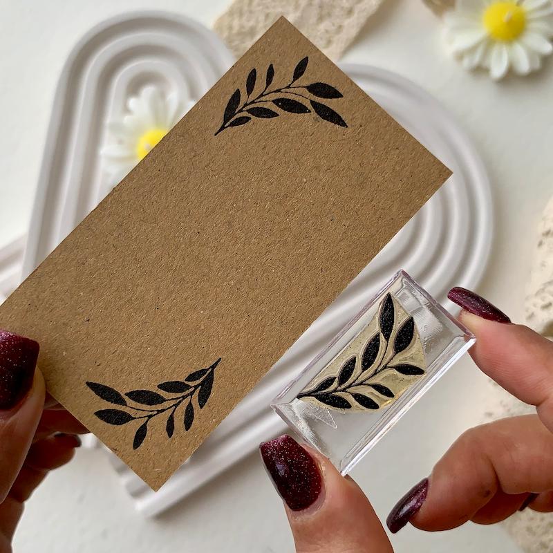 مهر ژلاتینی کد 555 ( برگ )