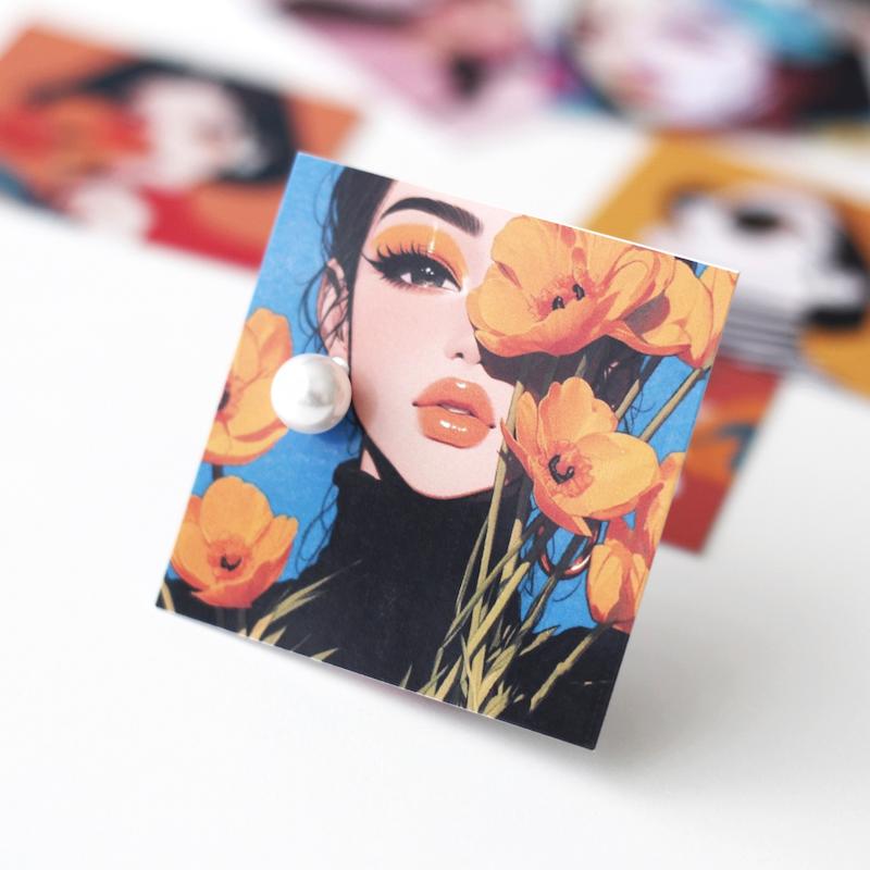 کارت گوشواره کد 557 ( بسته 24 عددی )