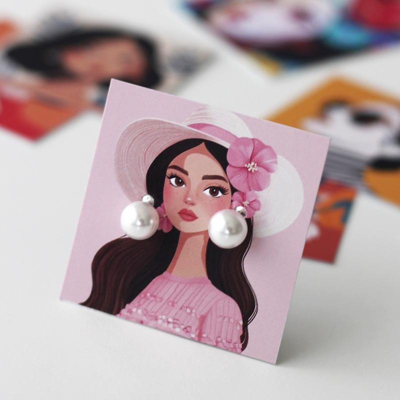 کارت گوشواره کد 560 ( بسته 24 عددی )