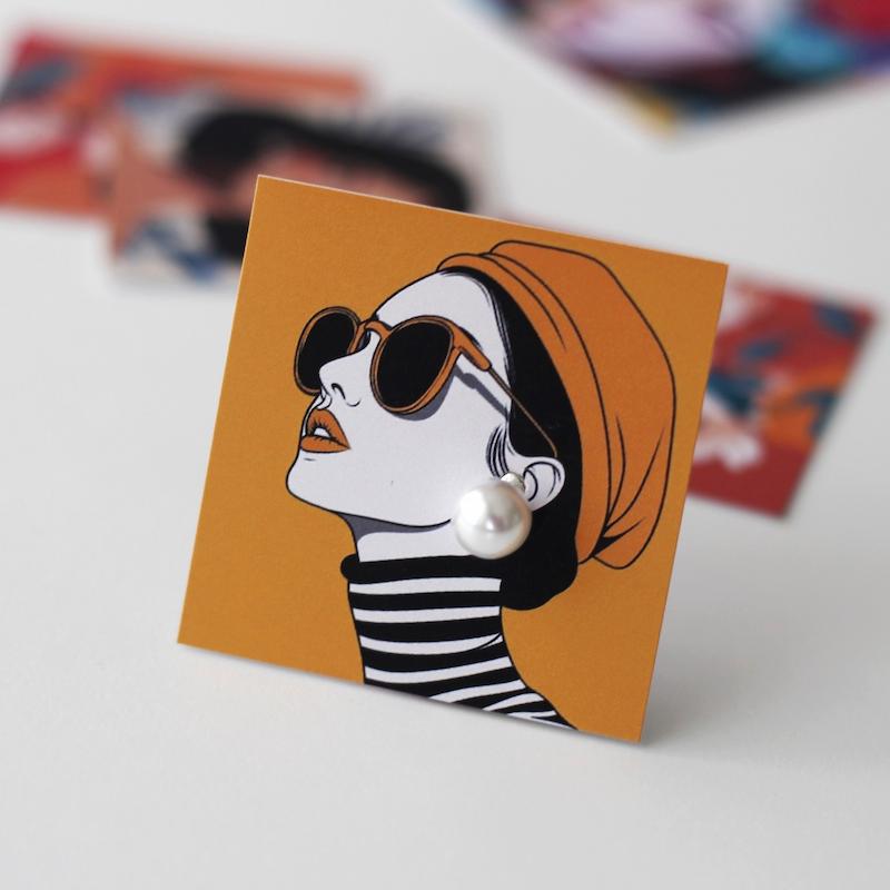 کارت گوشواره کد 561 ( بسته 24 عددی )