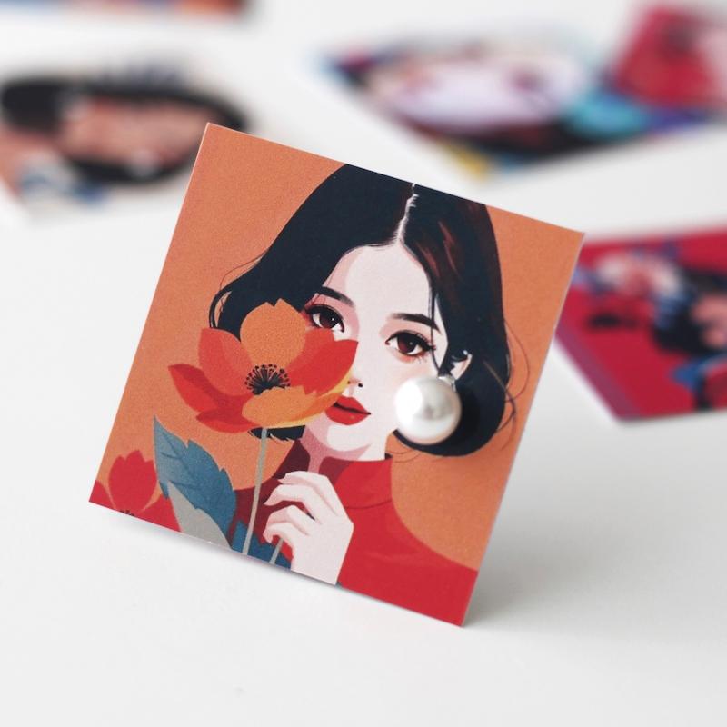 کارت گوشواره کد 563 ( بسته 24 عددی )