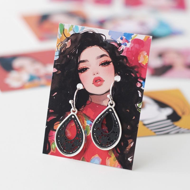 کارت گوشواره کد 569 ( بسته 18 عددی )