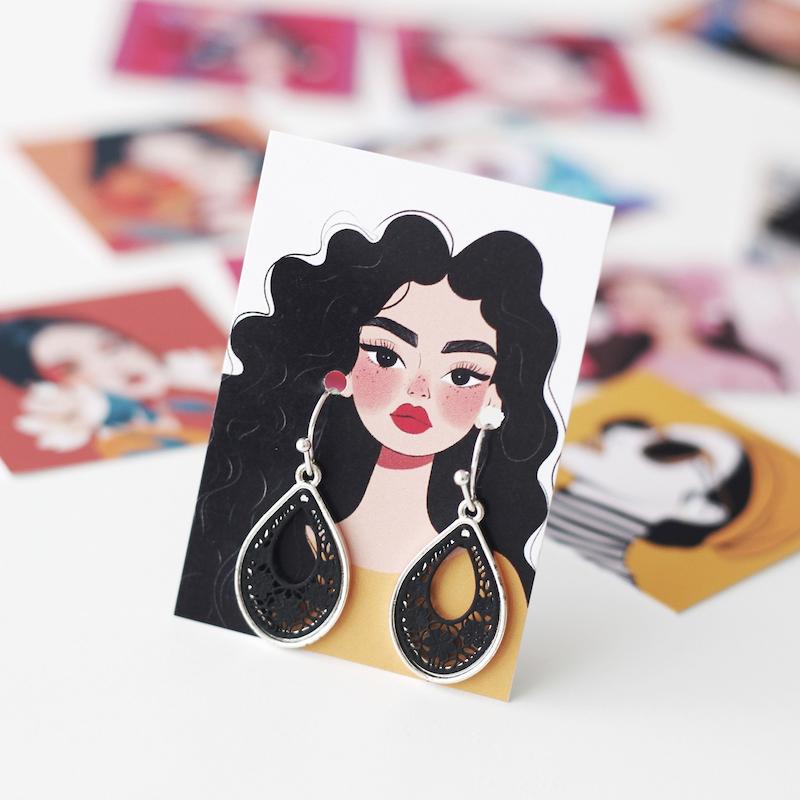 کارت گوشواره کد 571 ( بسته 18 عددی )