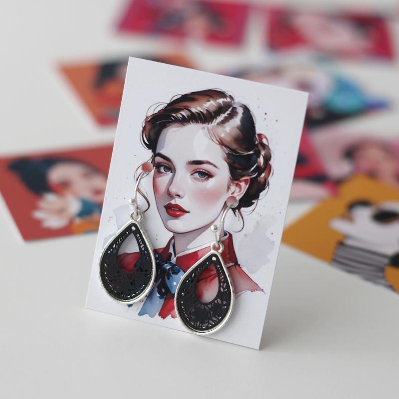 کارت گوشواره کد 573 ( بسته 18 عددی )