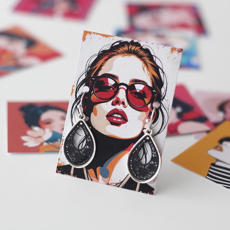 کارت گوشواره کد 574 ( بسته 18 عددی )