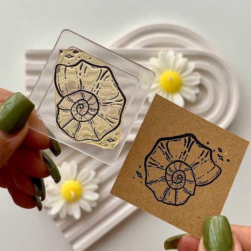 مهر ژلاتینی کد 581 ( حلزون دریایی )