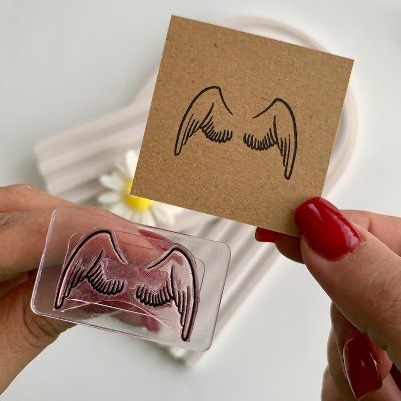 مهر ژلاتینی کد 594 ( بال فرشته )