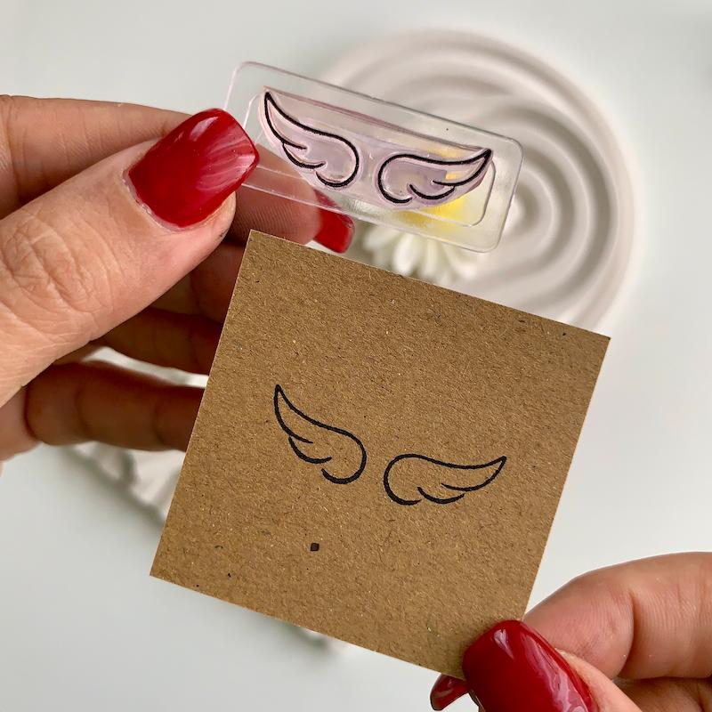 مهر ژلاتینی کد 596 ( بال فرشته )