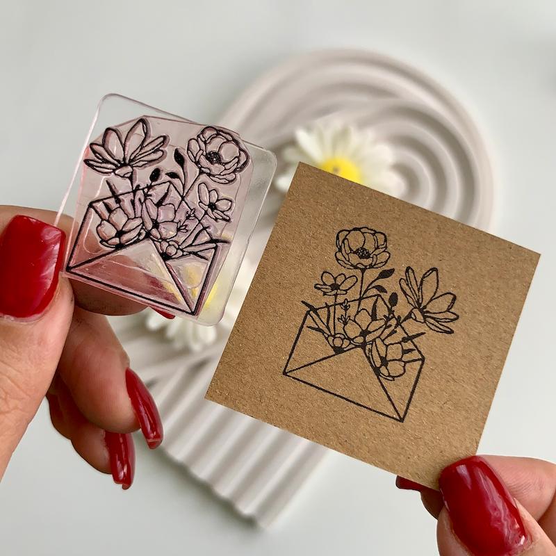 مهر ژلاتینی کد 599 ( پاکت نامه )