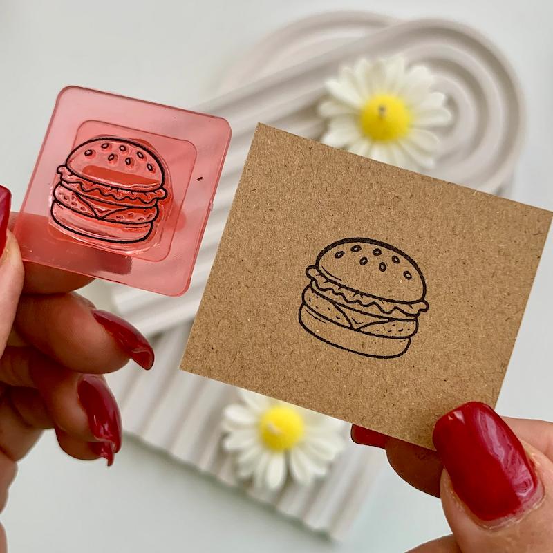 مهر ژلاتینی کد 611 ( همبرگر )