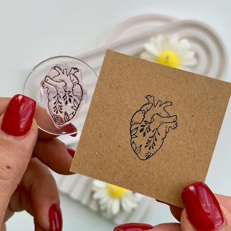 مهر ژلاتینی کد 632 ( قلب )