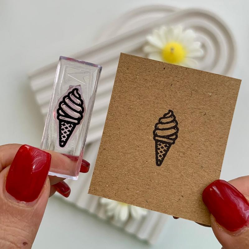 مهر ژلاتینی کد 636 ( بستنی )