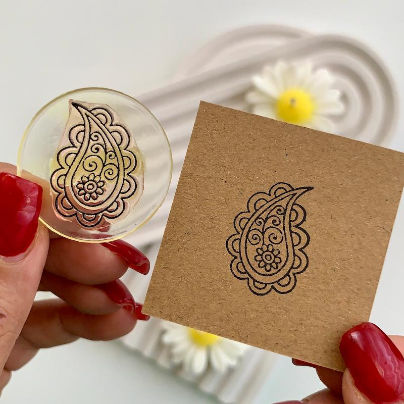 مهر ژلاتینی کد 642 ( بته جقه )