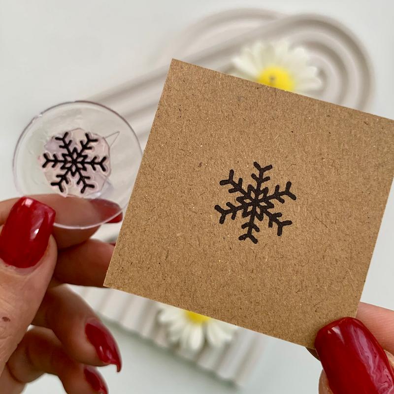 مهر ژلاتینی کد 643 ( دانه برف )