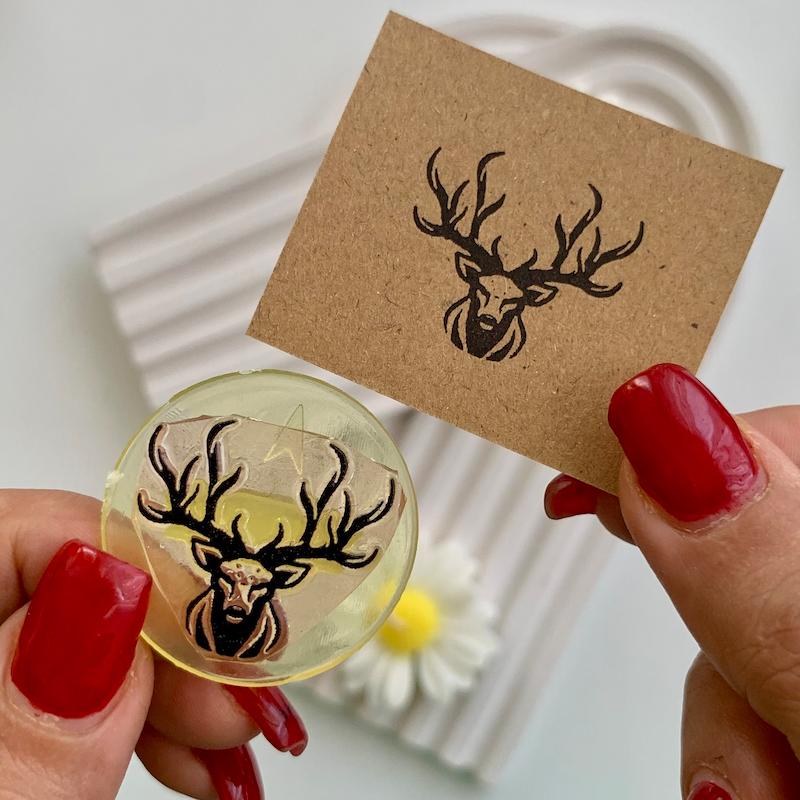 مهر ژلاتینی کد 644 ( گوزن )