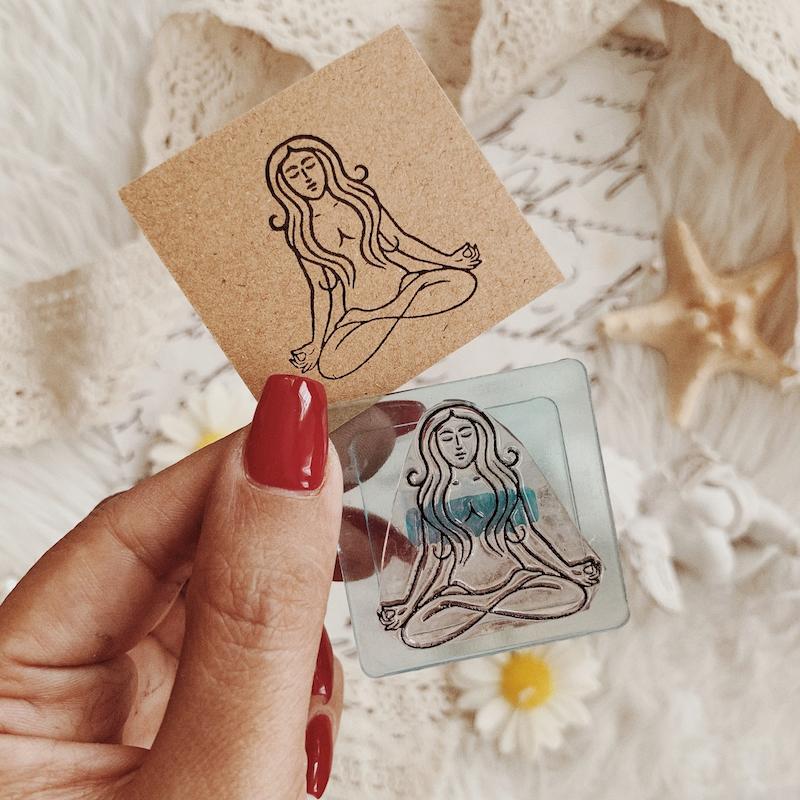 مهر ژلاتینی کد 655 ( مهر مدیتیشن )