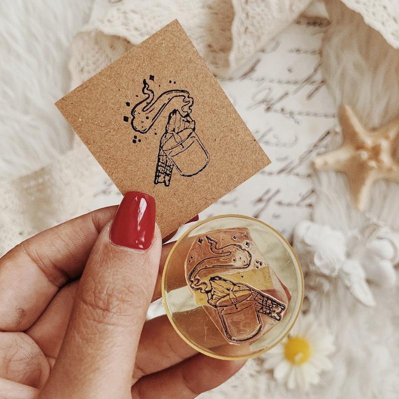 مهر ژلاتینی کد 656 (مهر شمع و اسماج)