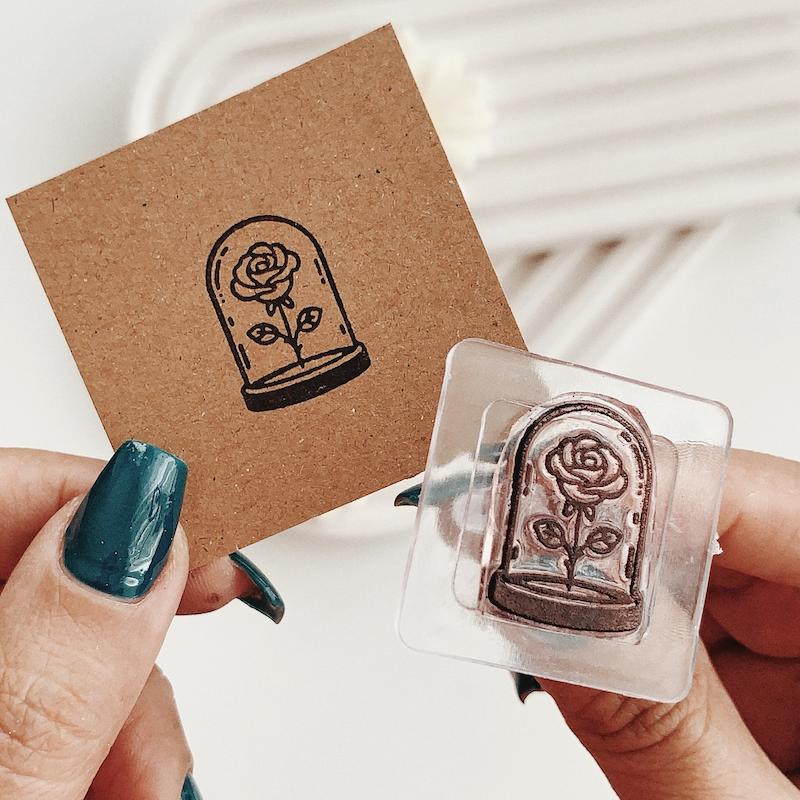 مهر ژلاتینی کد 658 ( گل )