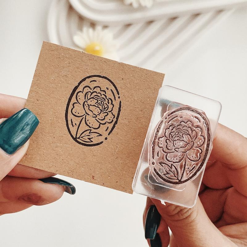 مهر ژلاتینی کد 659 ( گل )