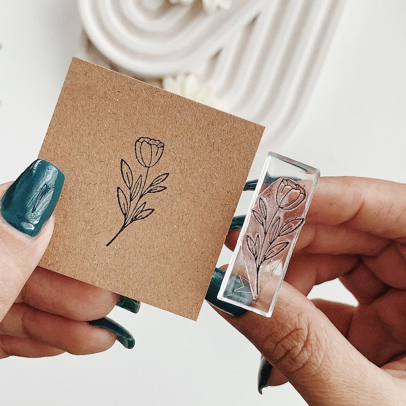 مهر ژلاتینی کد 661 ( گل )