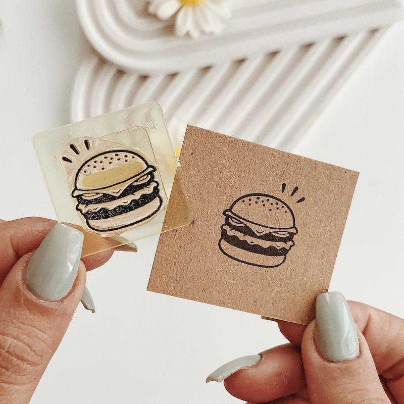 مهر ژلاتینی کد 679 ( همبرگر )