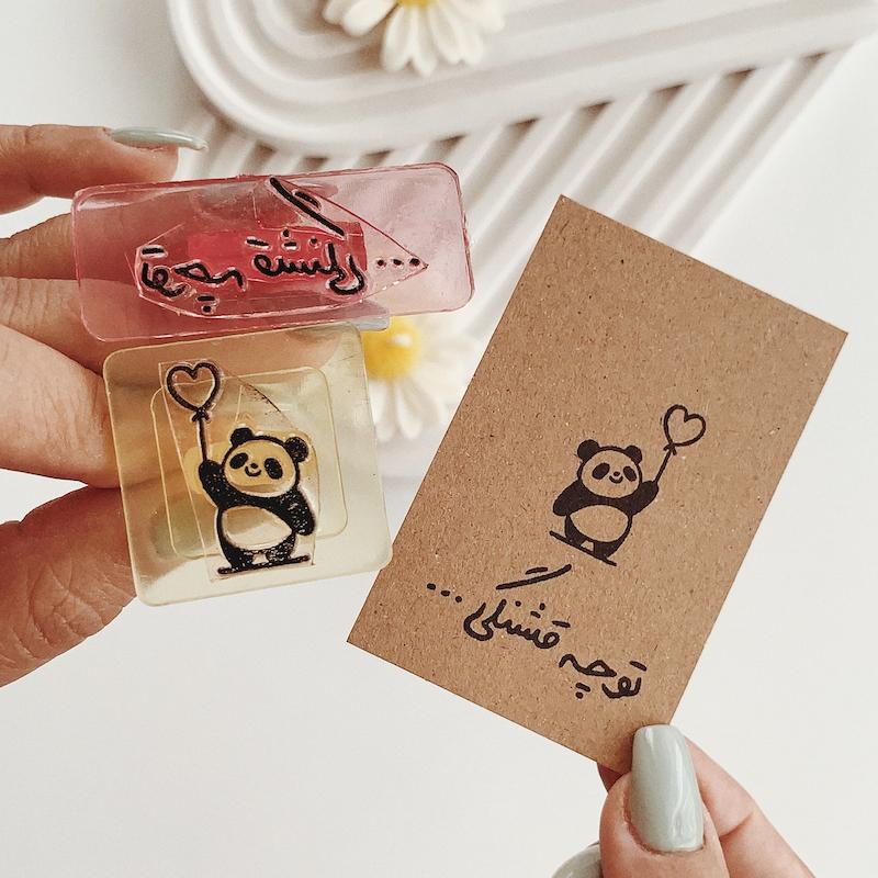 مهر ژلاتینی کد 688 ( پاندا ، پک کامل )