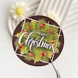 لیبل پشت چسبدار کریسمس کد 735 ( بسته های 20 و 35 عددی )