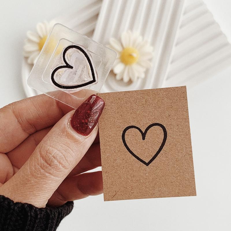 مهر ژلاتینی کد 753 ( قلب )