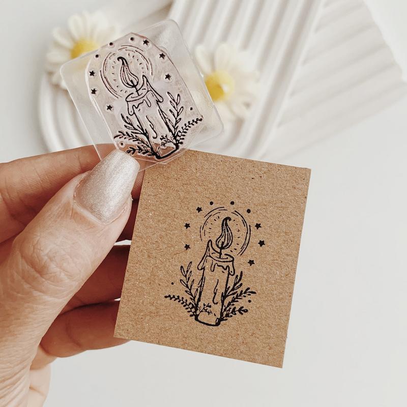 مهر ژلاتینی کد 782 ( شمع )