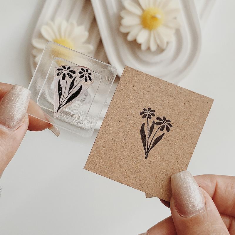 مهر ژلاتینی کد 796 ( گل )