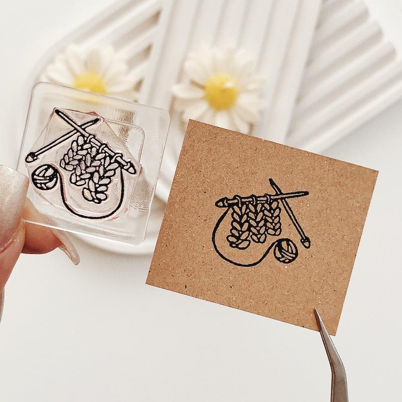 مهر ژلاتینی کد 805 ( بافتنی )