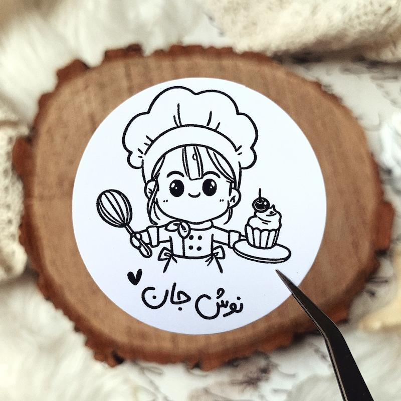 لیبل پشت چسبدار کد 282 ( بسته های 20 و 35 عددی )