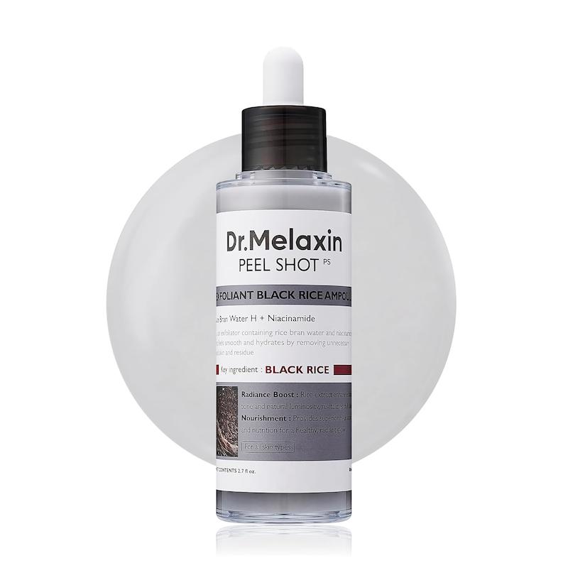 سرم پیلینگ شات برنج سیاه دکتر ملاکسین Dr.Melaxin Peel Shot Glow Black Rice Peeling