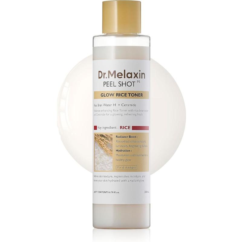 تونر پیلینگ شات برنج سفید دکتر ملاکسین Dr.Melaxin Peel Shot Glow Rice Toner