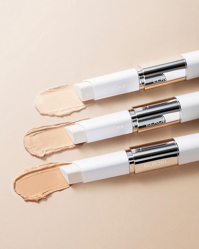 استیک کرم پودر چندکاره الروال ELROEL BLANC COVER CREAM STICK در 3 رنگ بندی