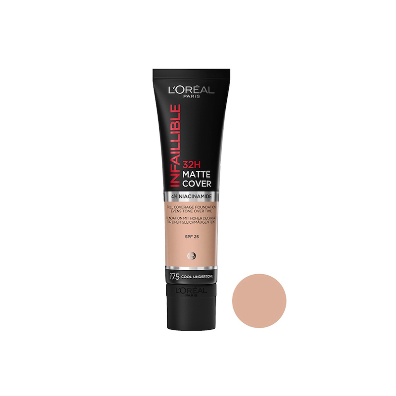 کرم پودر مایع 32 ساعته مت کاور اینفیلبل 30میل | Foundation 32H Matte Cover 30ml