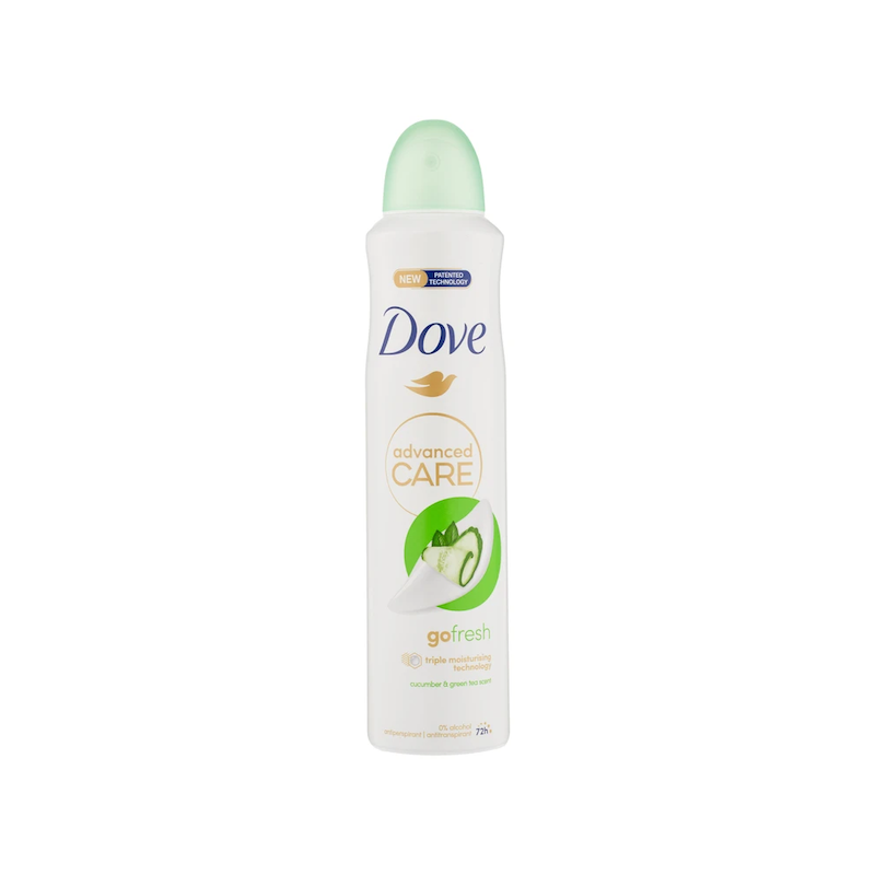اسپری دئودورانت ضد تعریق زنانه داو Dove مدل Go Fresh حجم 250ml اصلی