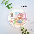 نقاشی الماسی کارتی دخترک کد ۱۳