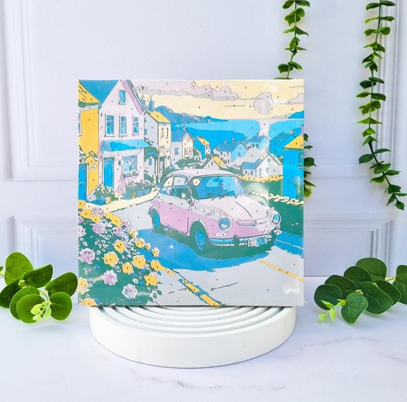 نقاشی آبرنگی اعداد سایز ۲۰×۲۰