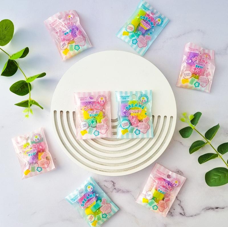 پاک کن پاستیلی خرسی ۵ عددی