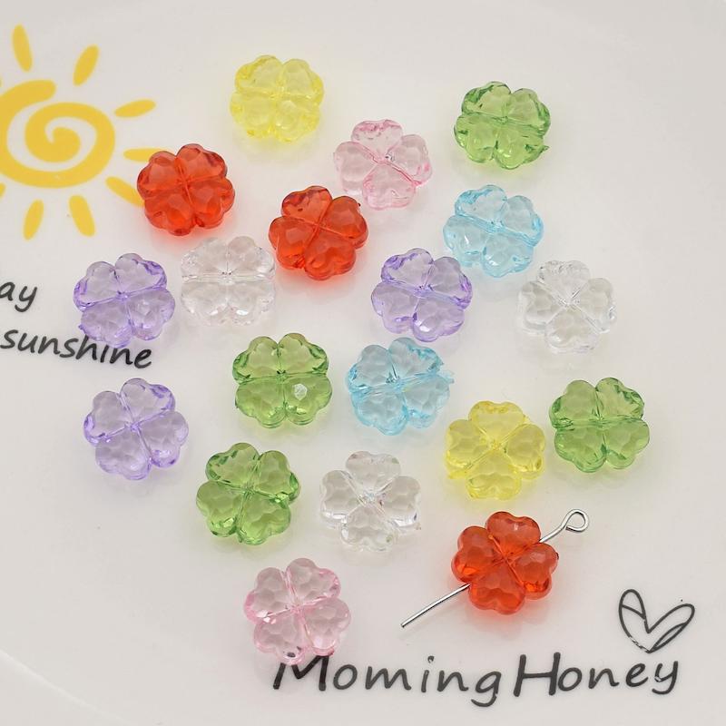 مهره شبدر شفاف ( ۵ تایی )