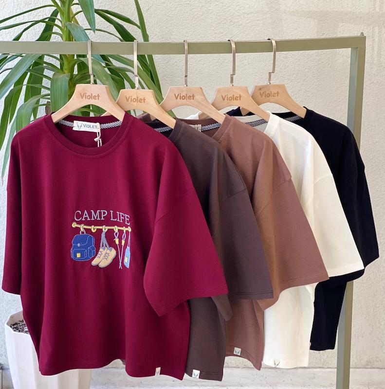 تیشرت گلدوزی CAMP LIFE