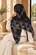 روسری زنانه طرح ترمه مشکی