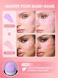 رژگونه مایع براق شیگلم مدل Bloom Lilac Dream