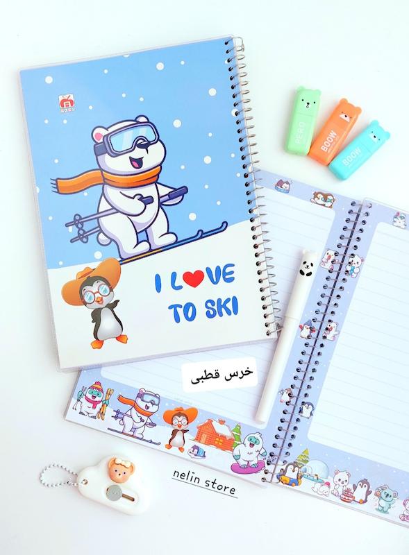 دفتر حاشیه دار ۱۰۰ برگ مجلد