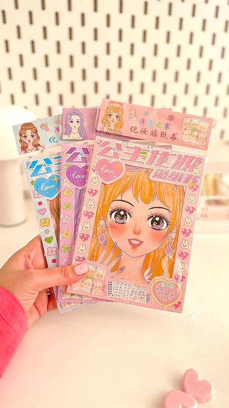 دفترچه استیکر آرایشی