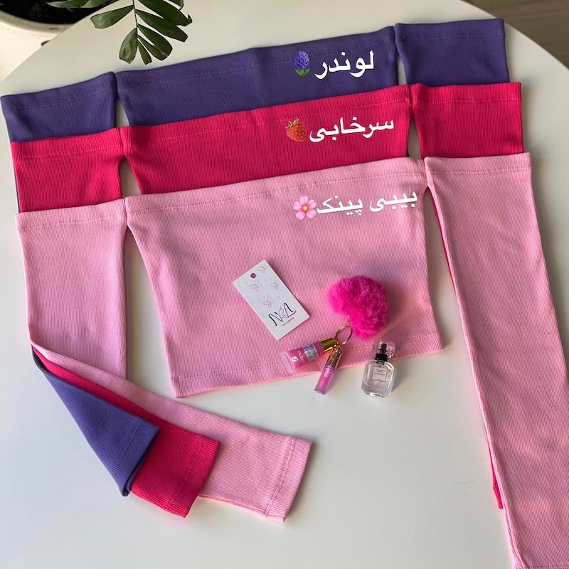بلوز دکلته آستین دار