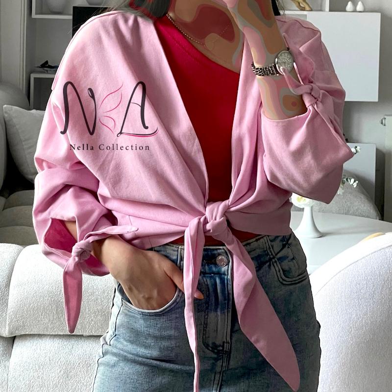 شومیز لینن گره ای🌸