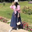 شومیز لینن گره ای🌸
